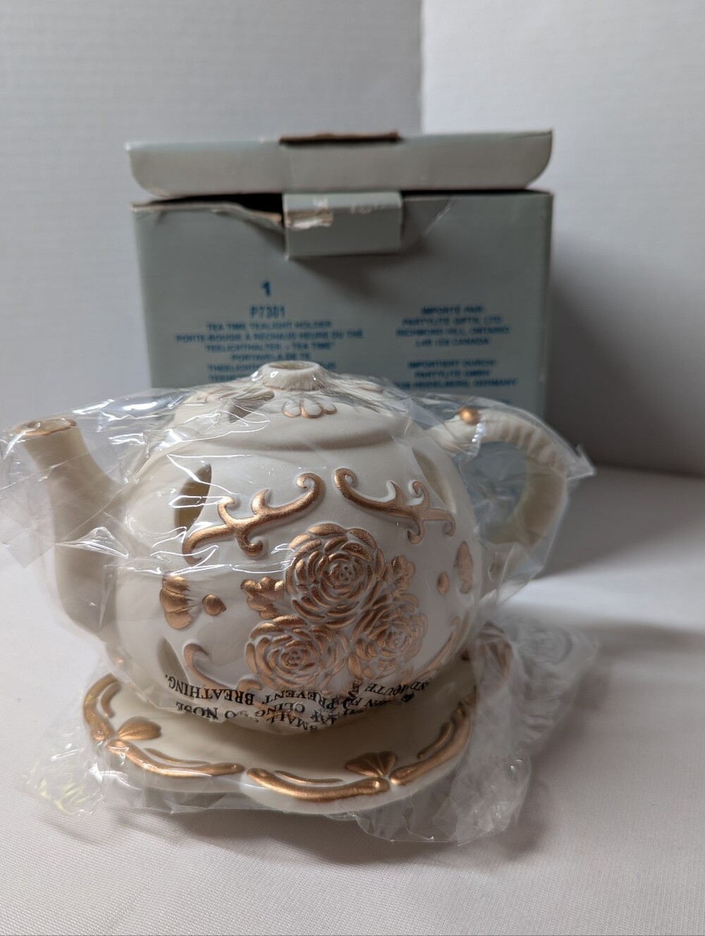 Partylite Tea Time Tealight Holder P7301 Brand New In Box - Picture 3 of 12